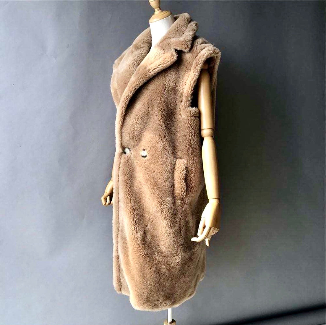 Teddy Bear Long Vest